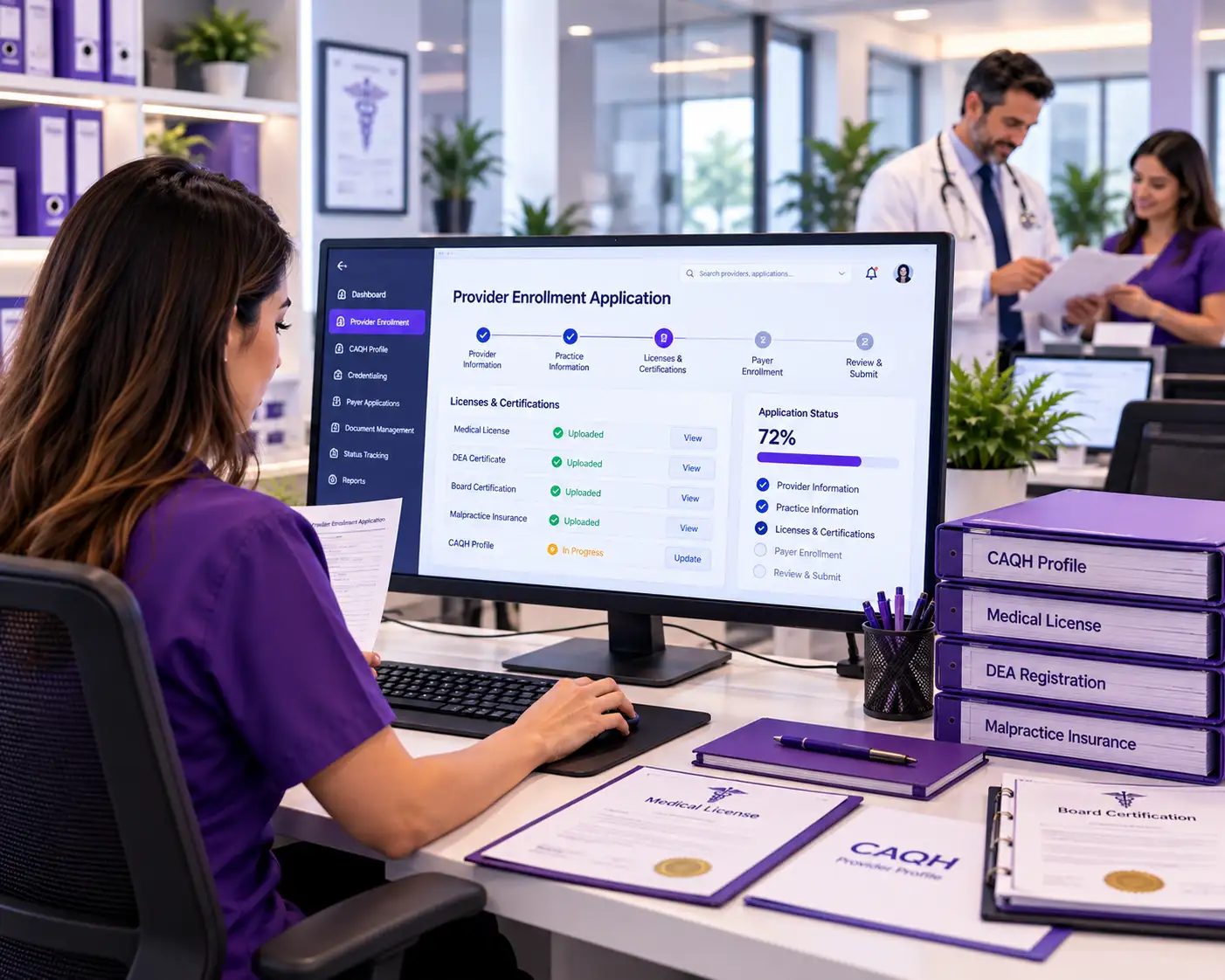 Outsource medical credentialing services for provider enrollment